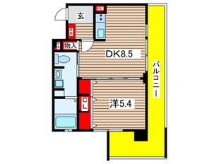 アテナリ－右京の物件間取画像